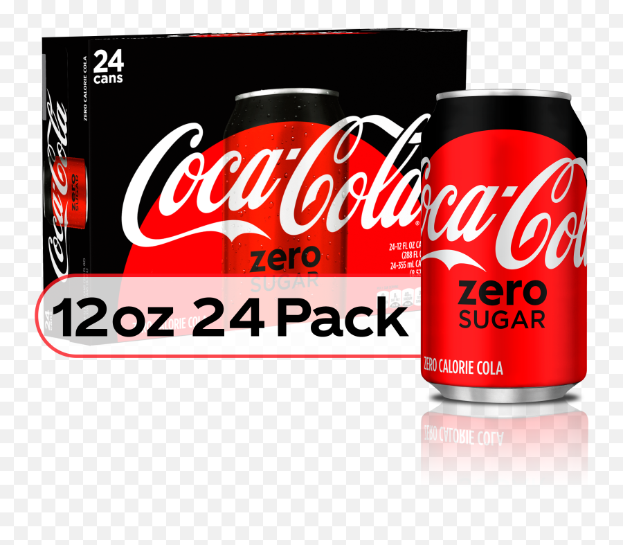 Coke Zero Sugar Diet Soda Soft Drink 12 Fl Oz 24 Pack - Walmartcom Coca Cola Emoji,Diet Coke Logo