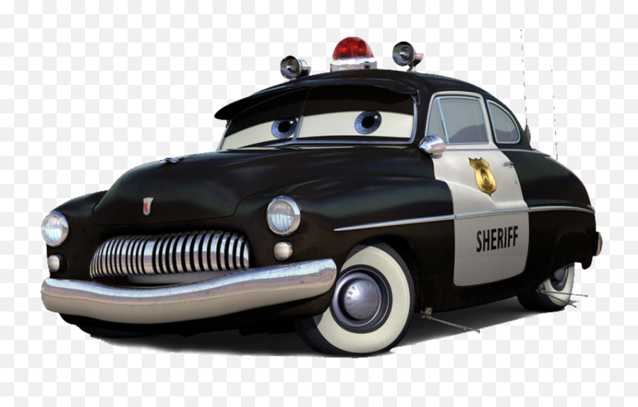 Police Cars Hudson Mcqueen Lightning Mater Doc - Police Car Sheriff Cars Pixar Emoji,Police Car Clipart