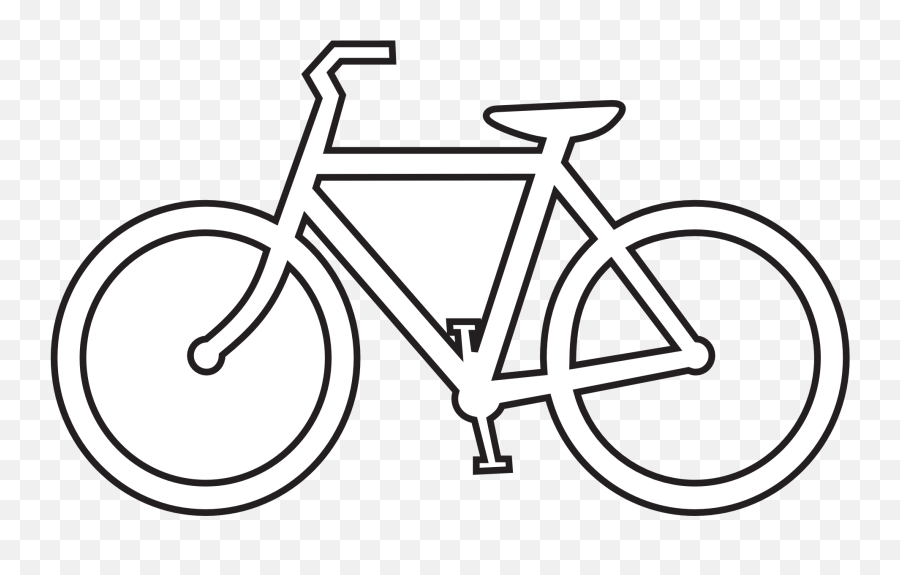 Easy Png Files Clipart - Bike Clipart Black And White Emoji,Bike Clipart