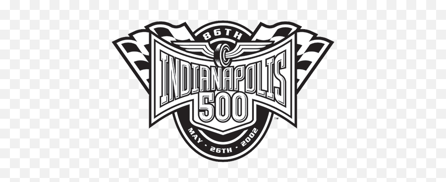 Indy 500 - Indianapolis 500 Black And White Emoji,Indy 500 Logo