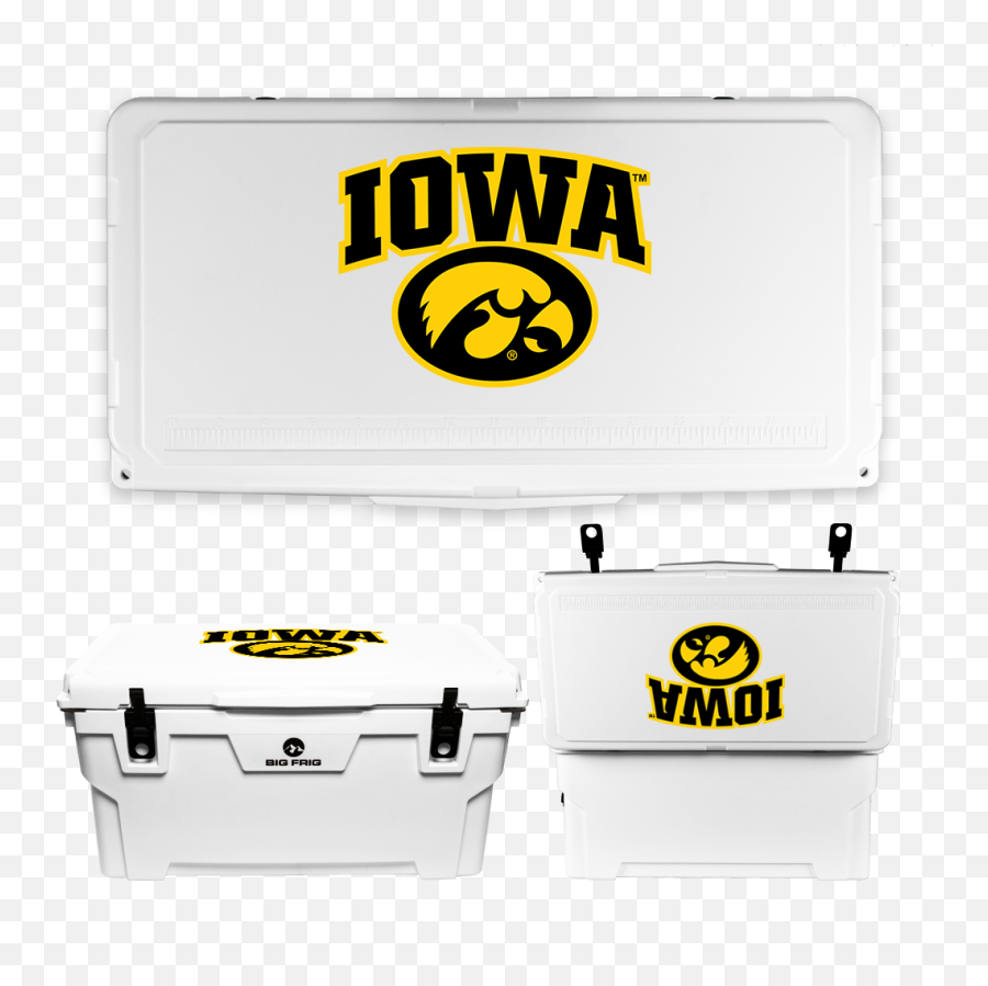 Iowa Hawkeyes Combination Cooler - Iowa Hawkeye Emoji,Iowa Hawkeye Logo