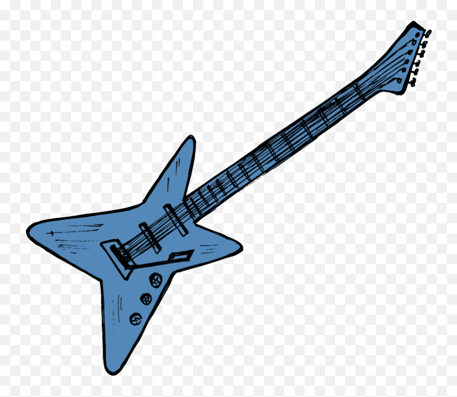 Electric Guitar Drawing Vector Eps Svg Png Transparent - Electric Guitar Drawing Transparent Emoji,Electric Png