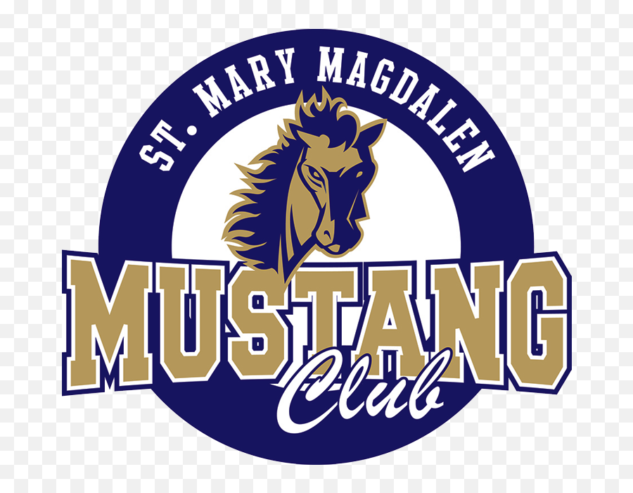Mustang Club U2014 St Mary Magdalen Catholic School - Mullen High School Emoji,Mustangs Logo