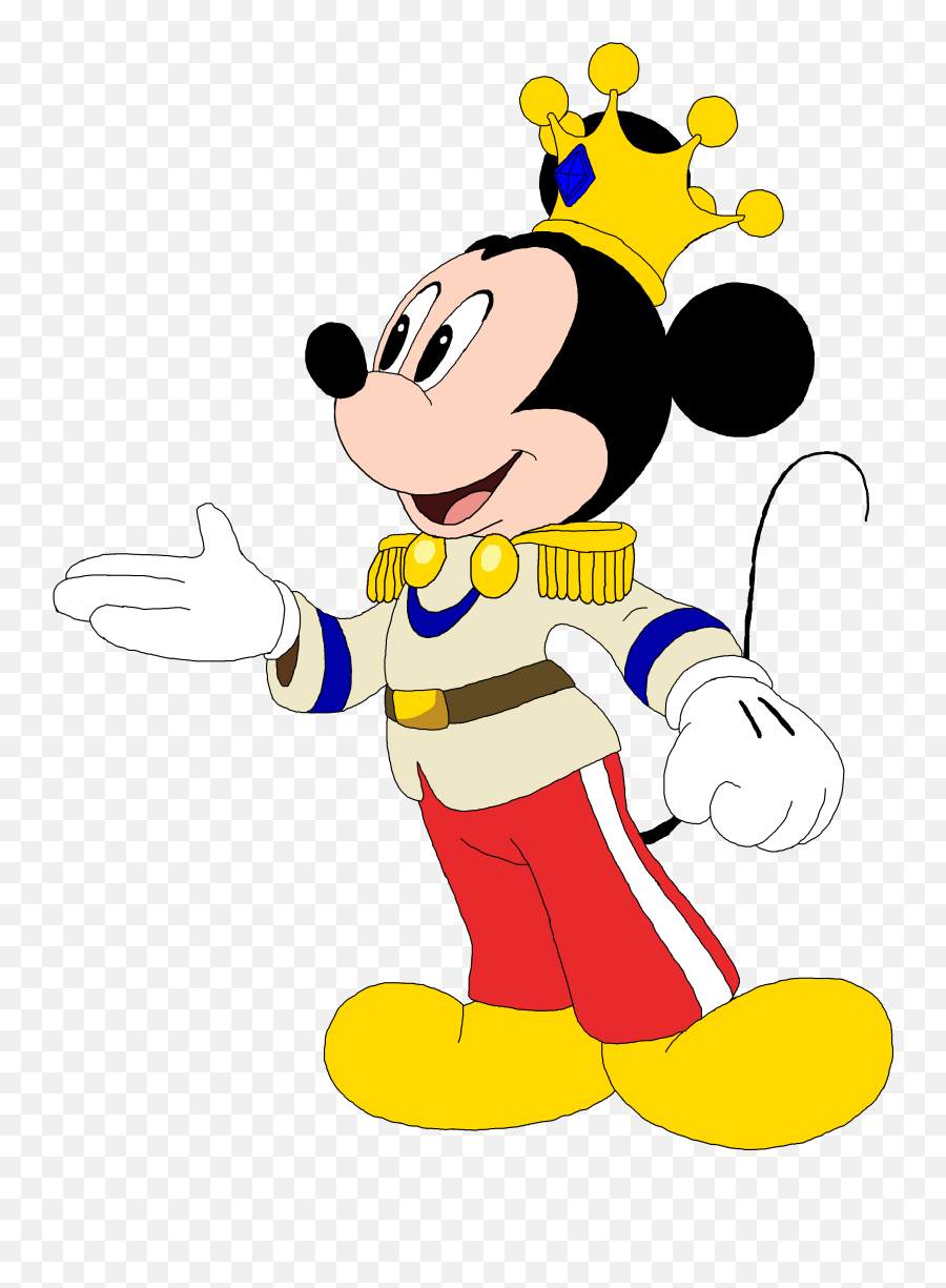 Prince Mickey - Disney Junior Fan Art 36290087 Fanpop Mickey Mouse Rey Png Emoji,Logo Prince Charming