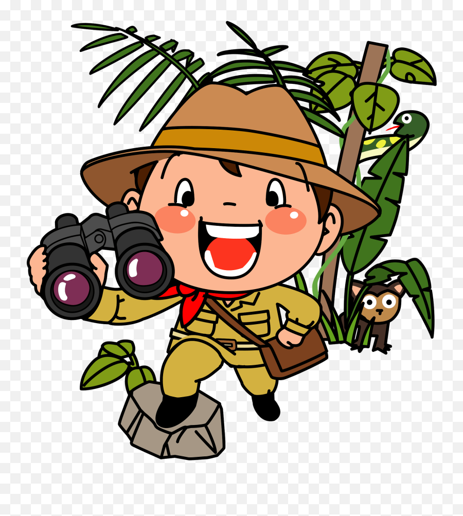 Explorer Boy Clipart - Explorer Clipart Png Emoji,Yelling Clipart