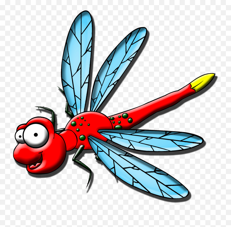 Clipart - Cartoon Dragonfly Png Emoji,Dragonfly Clipart