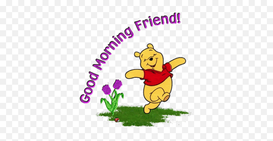 Good Morning Greetings Page 10 - Good Morning Winnie The Po Emoji,Good Morning Clipart