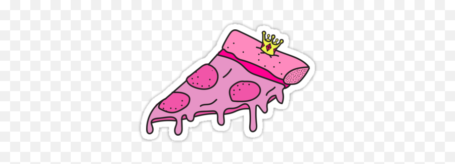 Tumblr Stickers - Pizza Pink Emoji,Transparent Tumblr Stickers