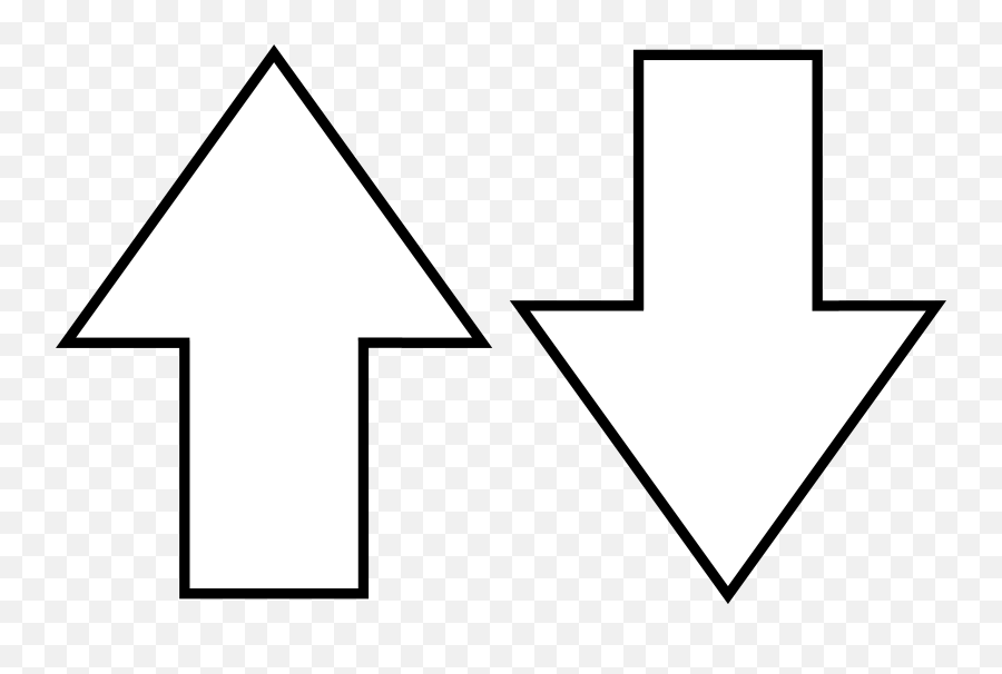 White Arrow Logo - White Arrow Up And Down Emoji,White Arrow Png