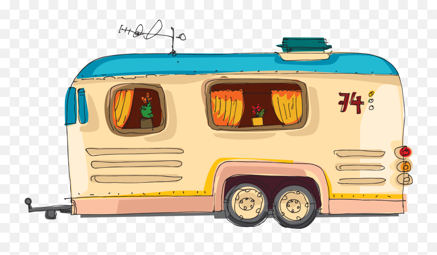 Caravan Png - Caravan Png Emoji,Camper Clipart