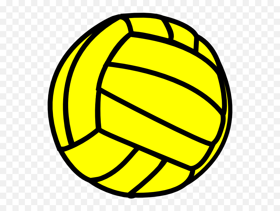 Library Of Basketball And Volleyball - Yellow Volleyball Clipart Emoji,Volleyball Clipart