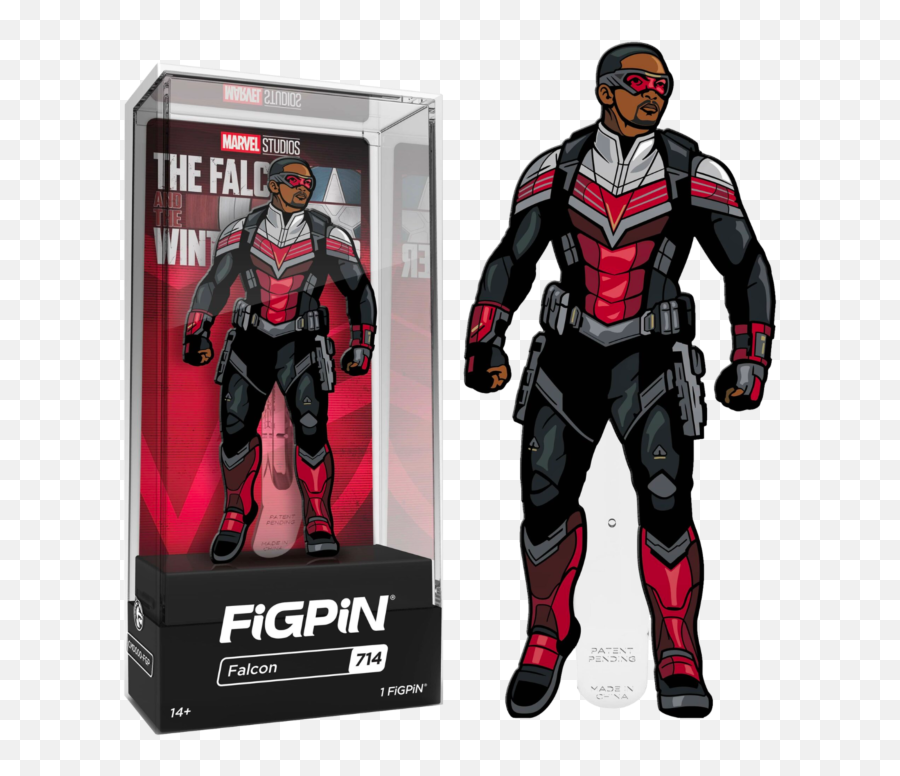 The Falcon And The Winter Soldier - Falcon Figpin Enamel Pin Emoji,Falcon Marvel Png
