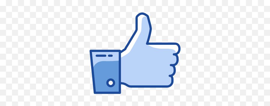 Hand Like Thumbs Up Icon - Facebook Ui Twotone Emoji,Thumbs Up Icon Png