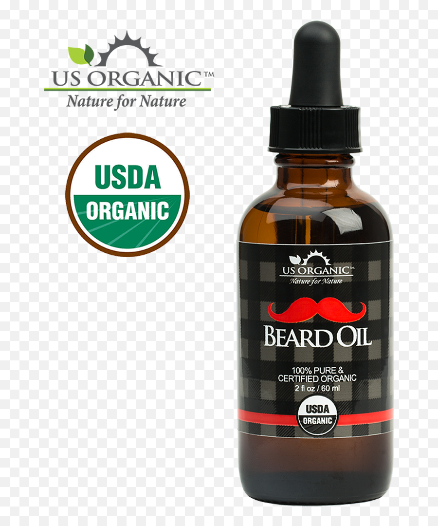 Beard Oil 2oz - Premium Grade Natural Antimicrobial Properties Usda Organic Emoji,Usda Organic Logo