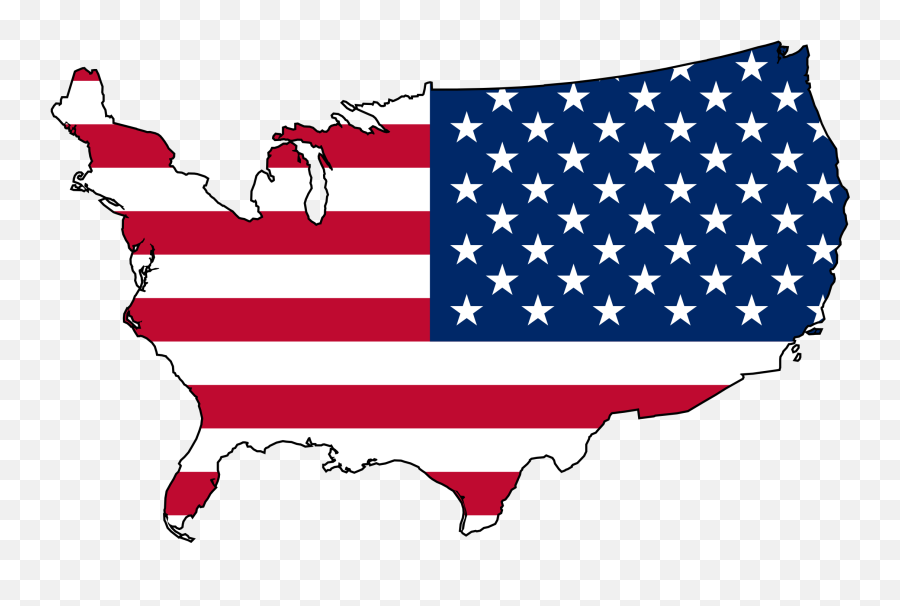 American Flag Png Image Background - Usa Flag Map Png Emoji,American Flag Png