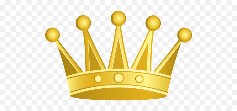 Golden Cartoon Crown Png Download - Transparent Background Cartoon Crown Png Emoji,Crown Transparent Background