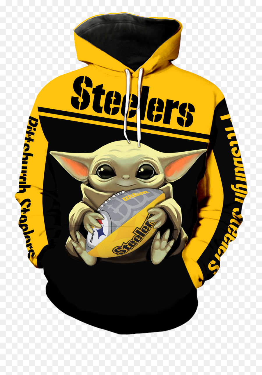Pittsburgh Steelers Baby Yoda New Full All Over Print K1257 Emoji,Steeler Logo Wallpaper