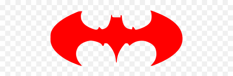 Red Batman 21 Icon - Free Red Batman Icons Batman Red Logo Png Emoji,Batman Logo Png