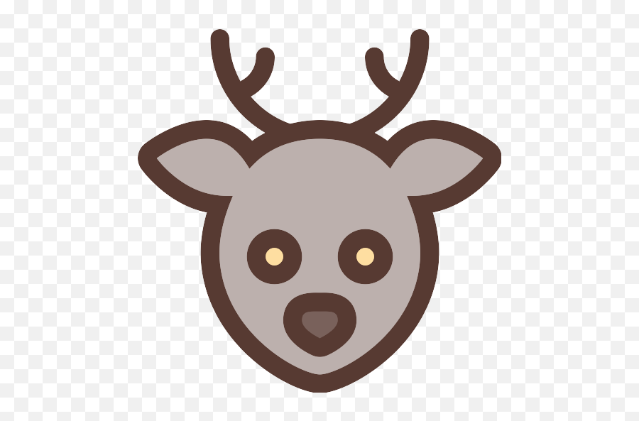 Deer Reindeer Vector Svg Icon - Png Repo Free Png Icons Dot Emoji,Reindeer Png