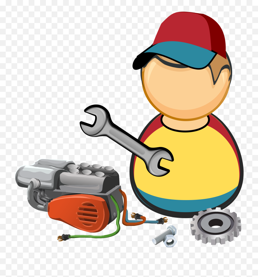 Library Of Car Mechanic Vector - Car Mechanic Icon Png Emoji,Mechanic Clipart