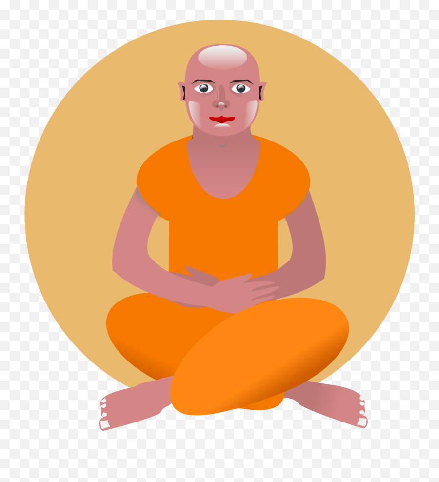 Man In Meditation Clipart Free Image - Clip Art Emoji,Meditation Clipart