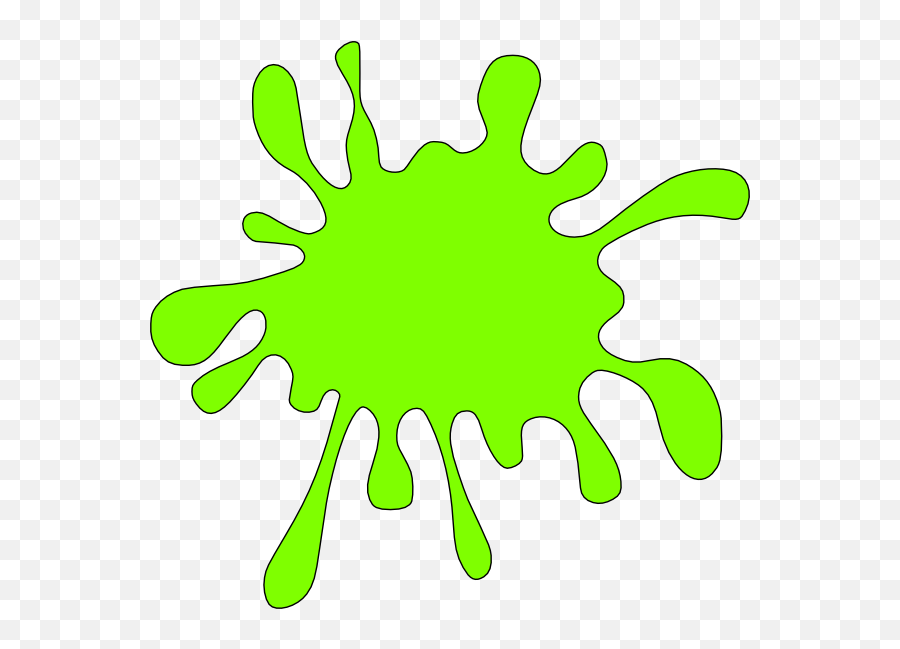 Lime Green Ink Spot Clip Art At Clkercom - Vector Clip Art Green Splash Clipart Emoji,Lime Clipart