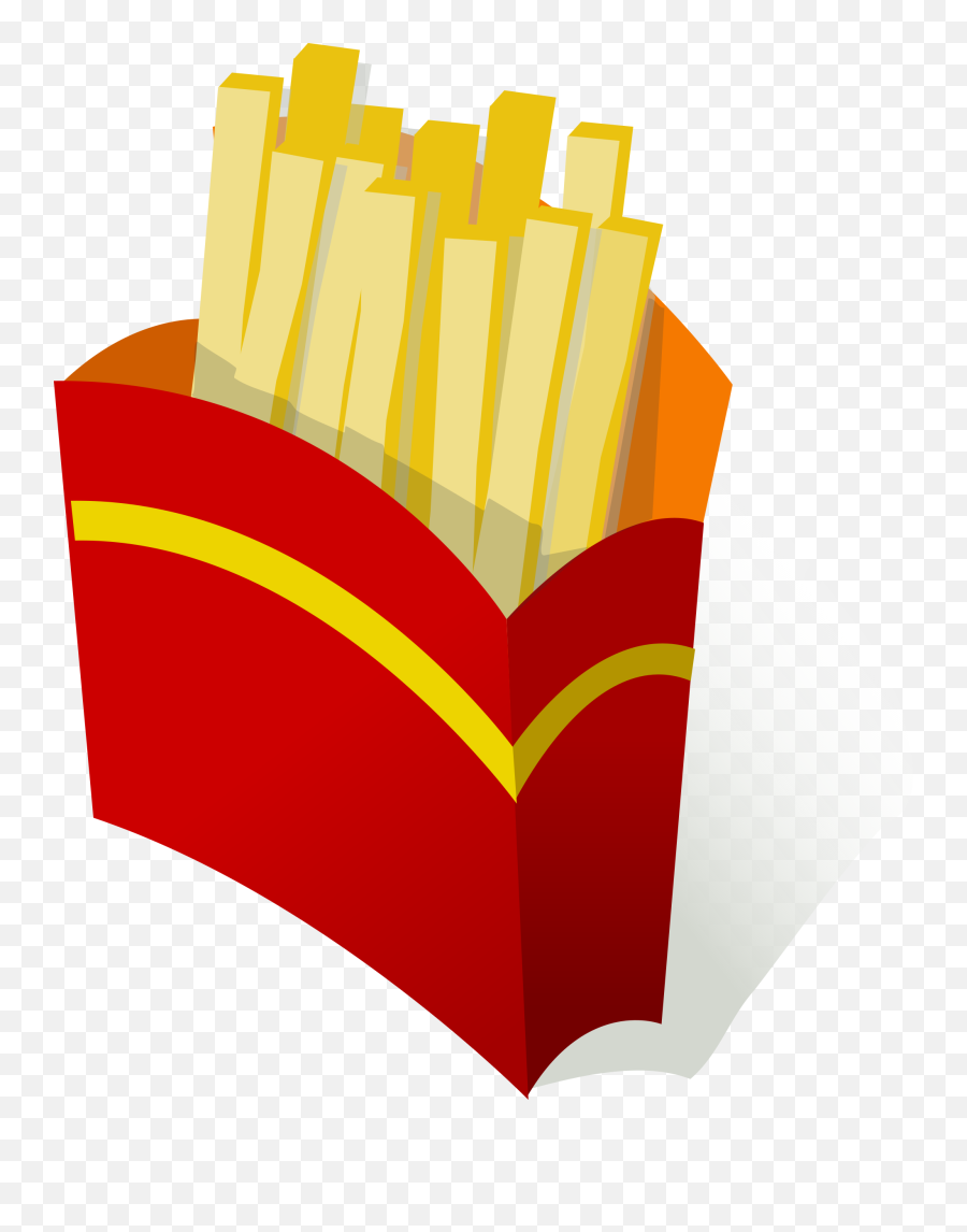 Pommes Frites French Fries Png Clip Art Pommes Frites - Fast Food Unhealthy Food Clipart Emoji,Fries Png