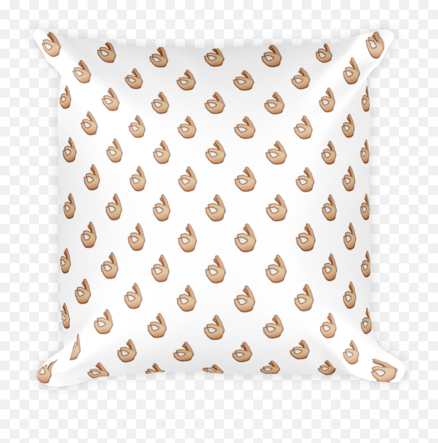 Ok Hand Sign - Just Emoji Pattern Emoji Pillow Full Size Ok Hand Emoji Pattern,Ok Hand Emoji Png