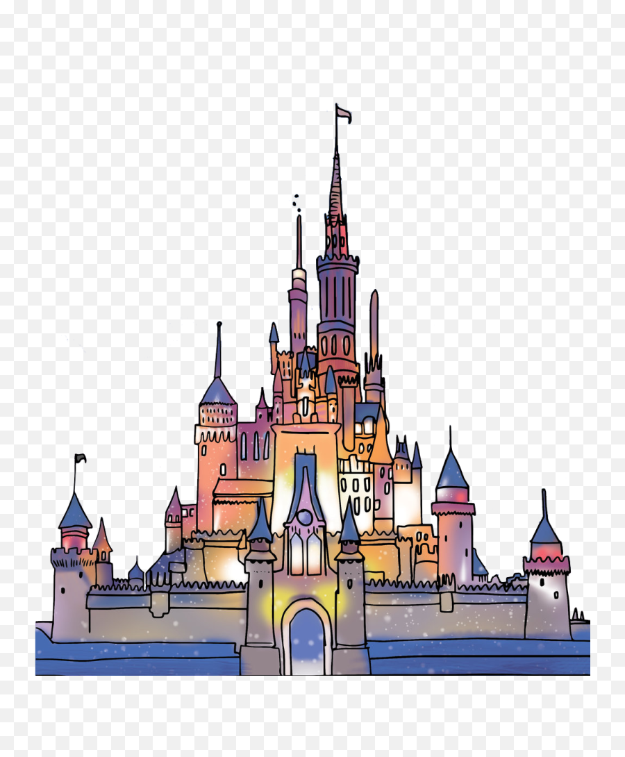 Disney Castle Logo Transparent - Transparent Background Disney Png Emoji,Disney Castle Png