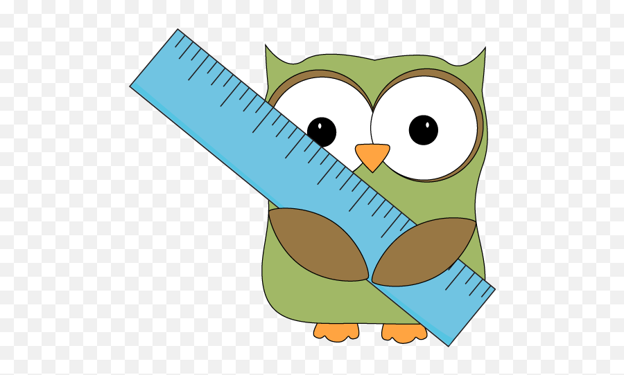 Owl Math Clip Art Transparent Png Image - Owl With Ruler Clipart Emoji,Math Clipart