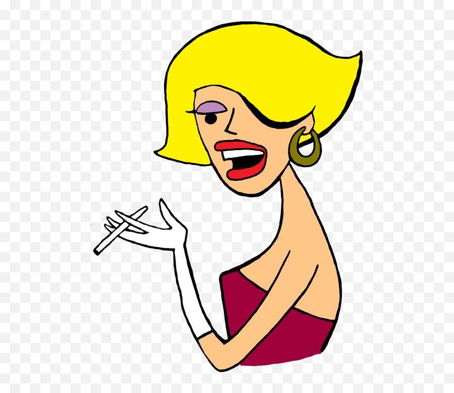 Transparent Blonde Woman Clipart - Crazy Lady Clip Art Emoji,Old Lady Clipart