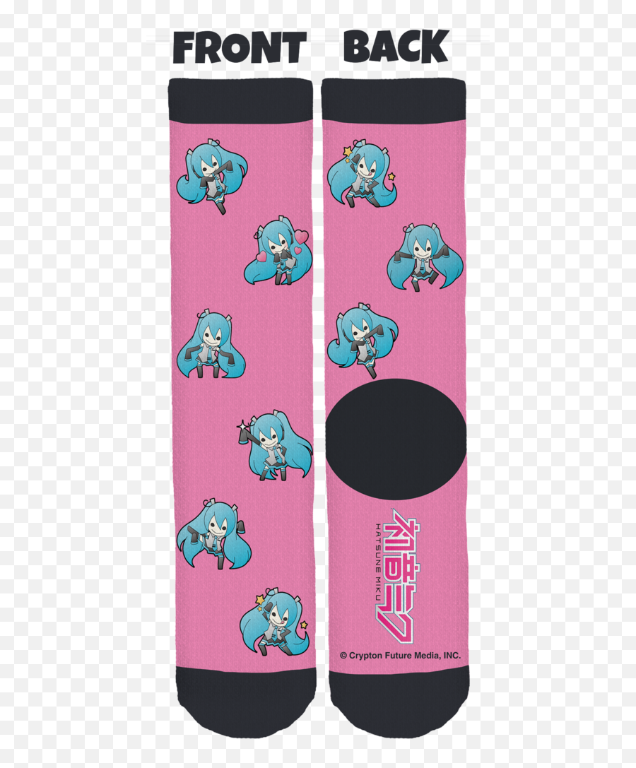 Hatsune Miku Socks - Cylinder Emoji,Hatsune Miku Logo