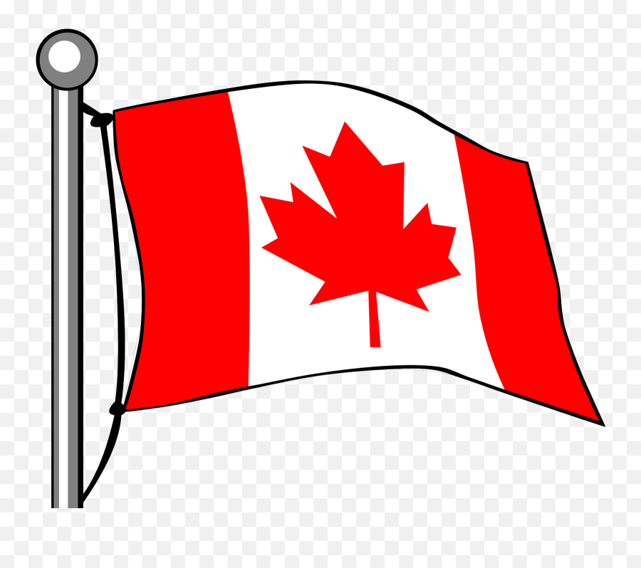 Free Clip Art Flags - Clipartsco Canadian Flag Clip Art Png Emoji,U.s.flags Clipart
