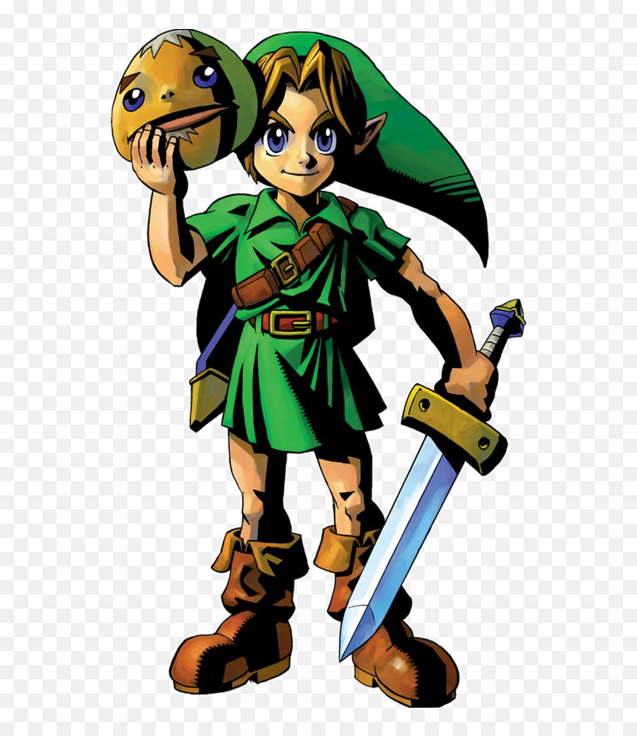 Legend Of Zelda - Link Mask Transparent Emoji,Majora's Mask Png