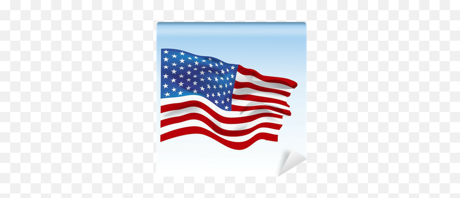 Bandera Usa Wall Mural Pixers - American Emoji,Bandera Usa Png
