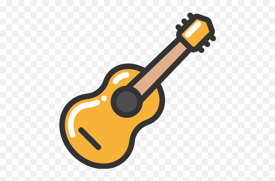 Acoustic Guitar Vector Svg Icon - Vector Guitar Icon Png Emoji,Acoustic Guitar Png
