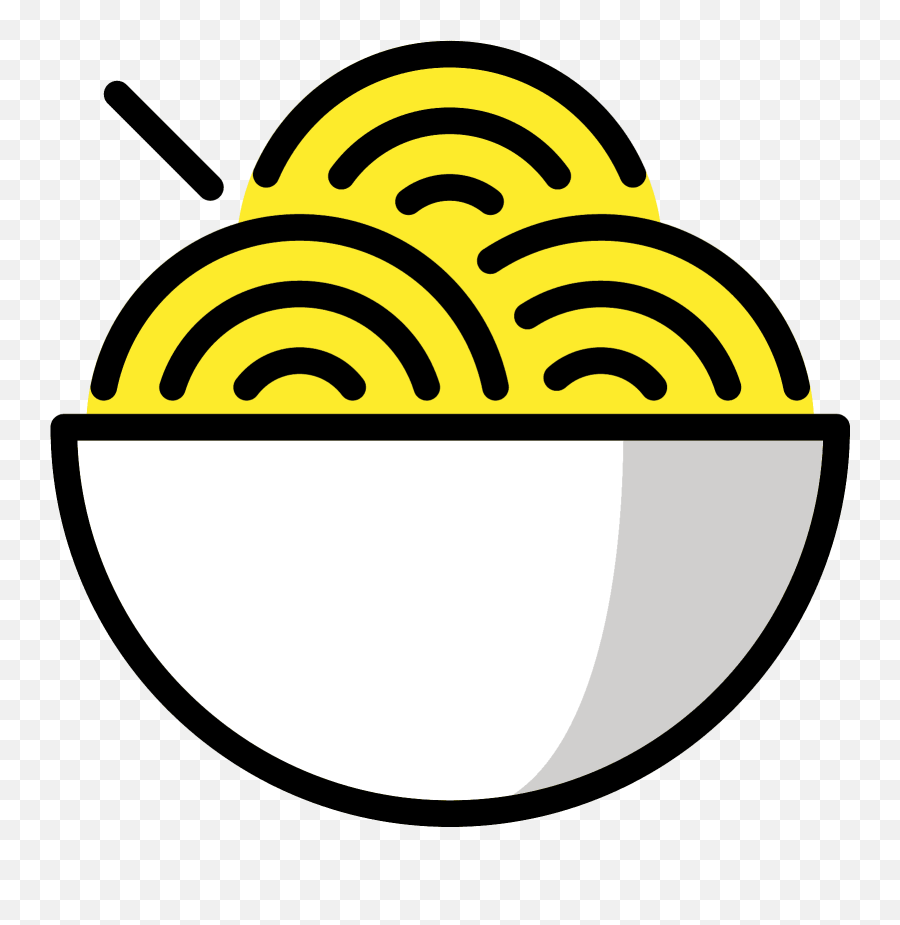 Spaghetti Emoji Clipart Free Download Transparent Png,Pasta Clipart Black And White