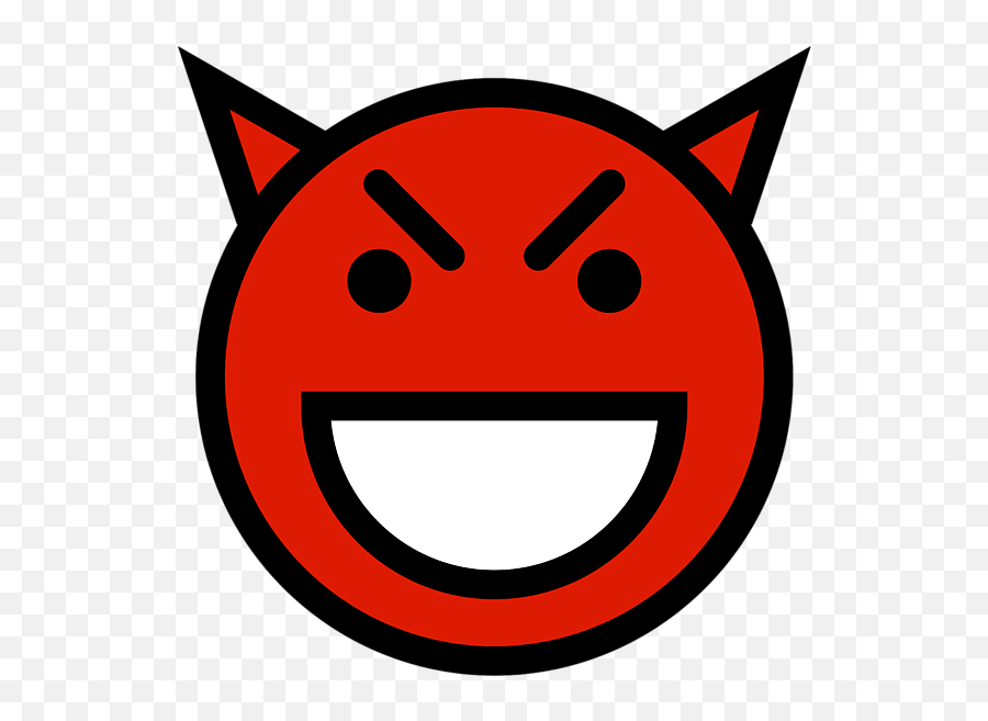 Smiley Face Laughing Devil Face Red Shower Curtain For Sale Emoji,Devil Face Png