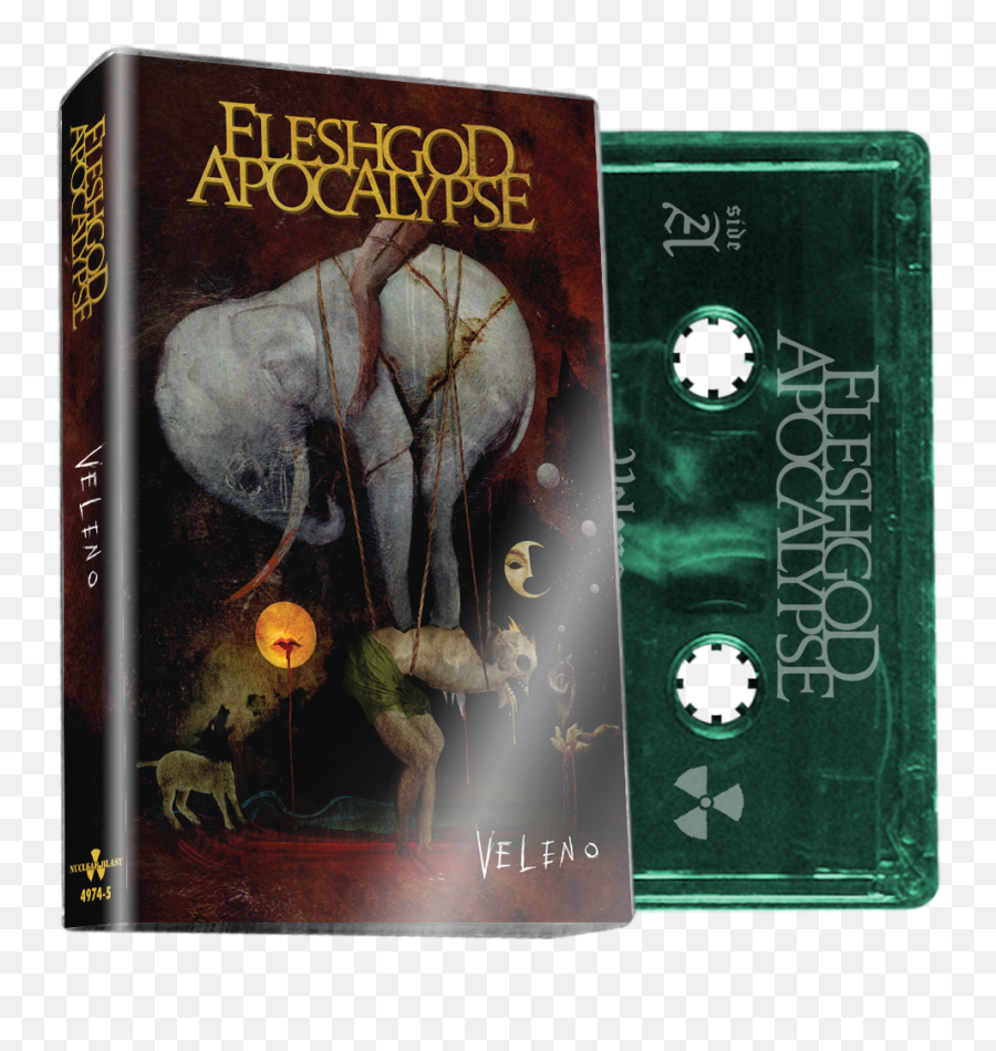 Fleshgod Apocalypse Veleno Green Cassette - Nuclear Emoji,Apocalypse Png
