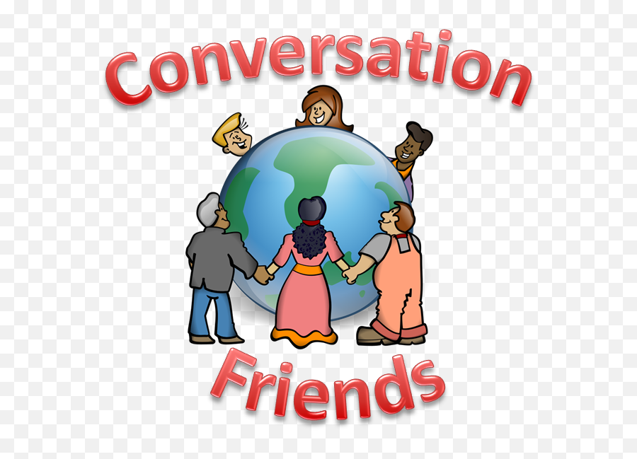 Wordpress Logo Clipart Friend - Cartoon Transparent Conversation Emoji,Friend Clipart