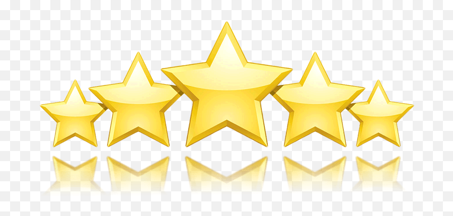 Download 5 Gold Stars Png - 5 Stars Png Graphic Full Size Five Star Review Black Background Emoji,Gold Star Png