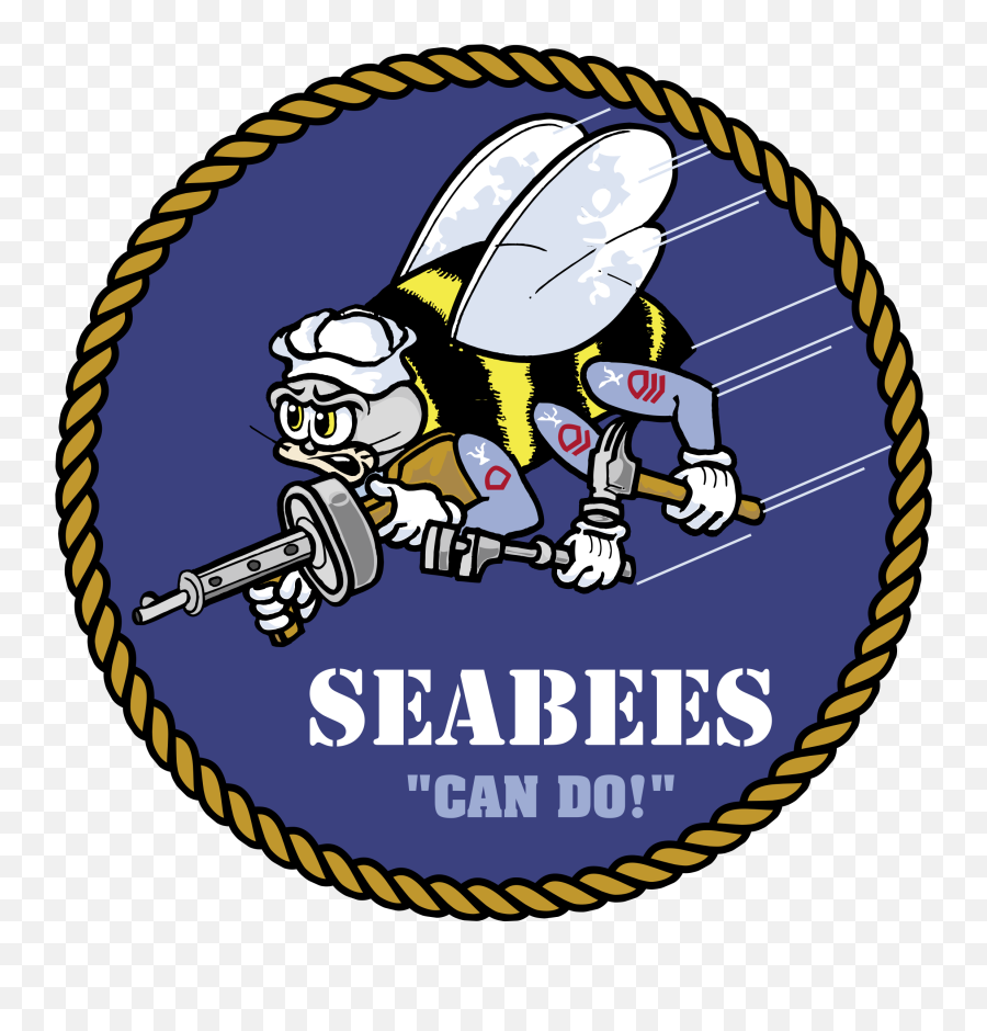 Seabee - Seabees Navy Emoji,Us Navy Logo
