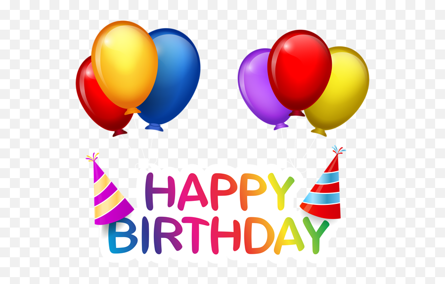 Happy Birthday With Balloons Png Clip - Happy Birthday Birthday Balloons Png Emoji,Birthday Balloons Png