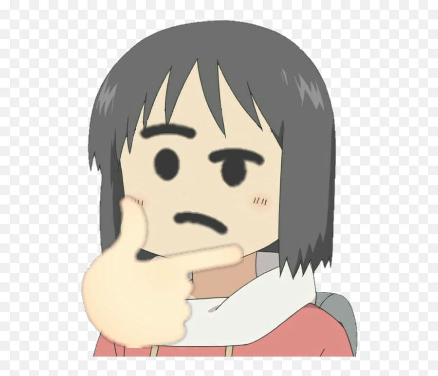 Emoji Thinking Png - Nanothink Discord Emoji Anime Emoji Emote Discord Anime,Discord Emoji Transparent