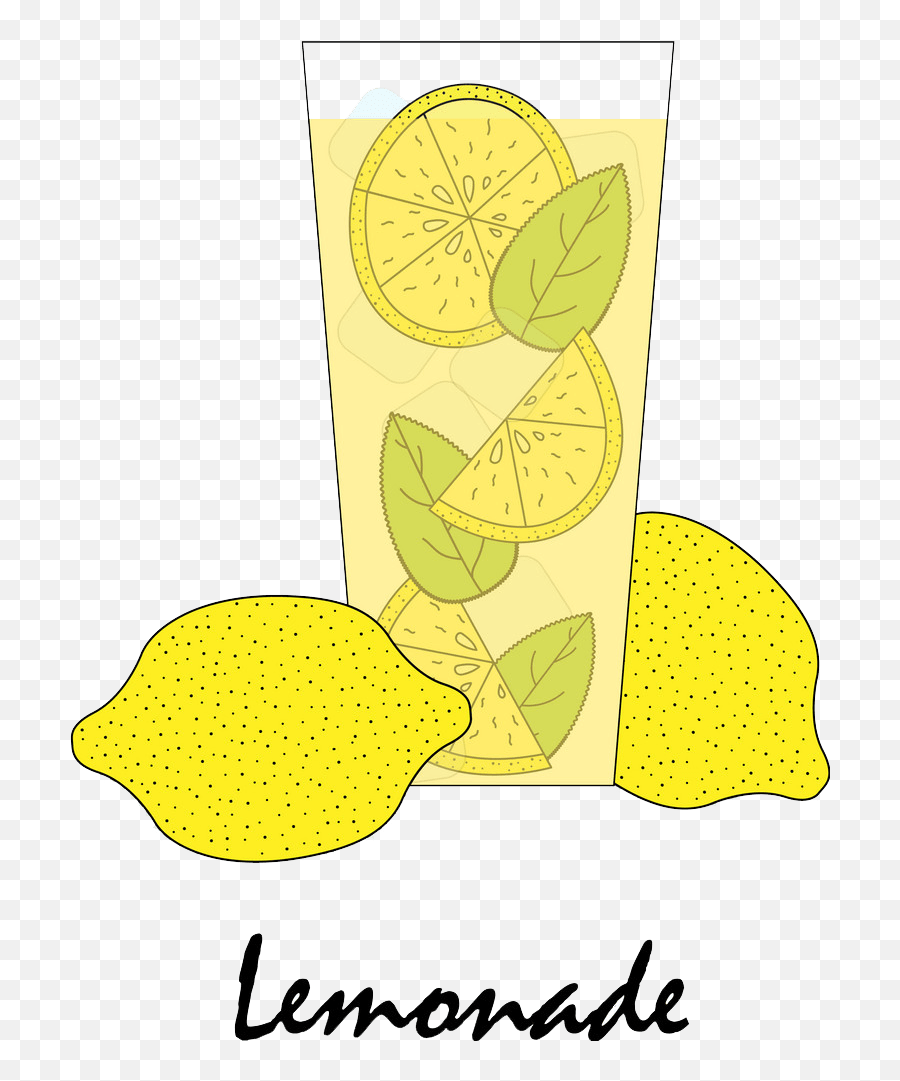 Lemonade With Lemons Png - Clipart World Emoji,Lemons Clipart