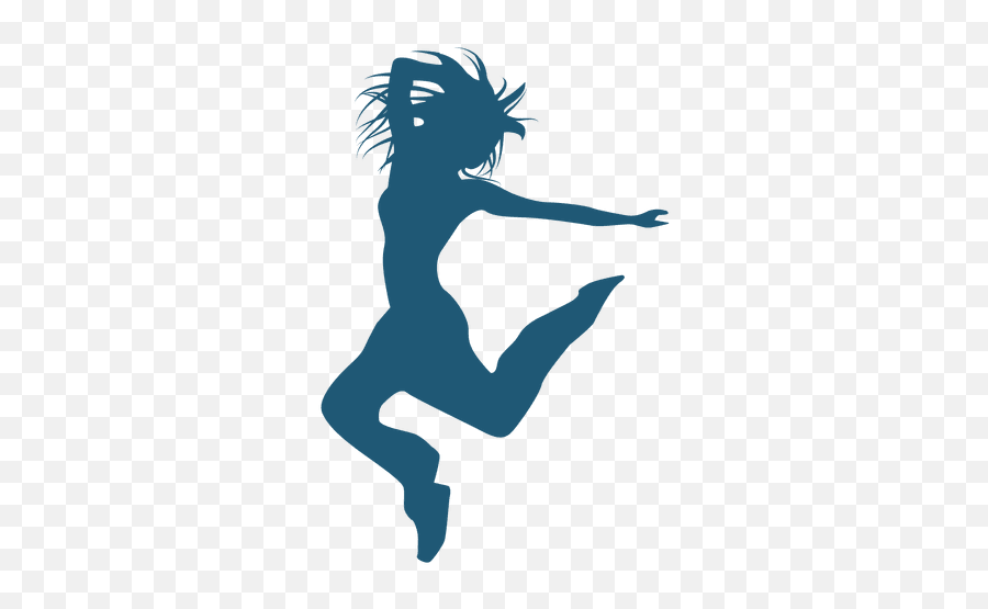 Hip Hop Dancer Woman Jumping Silhouette Emoji,Hip Hop Png