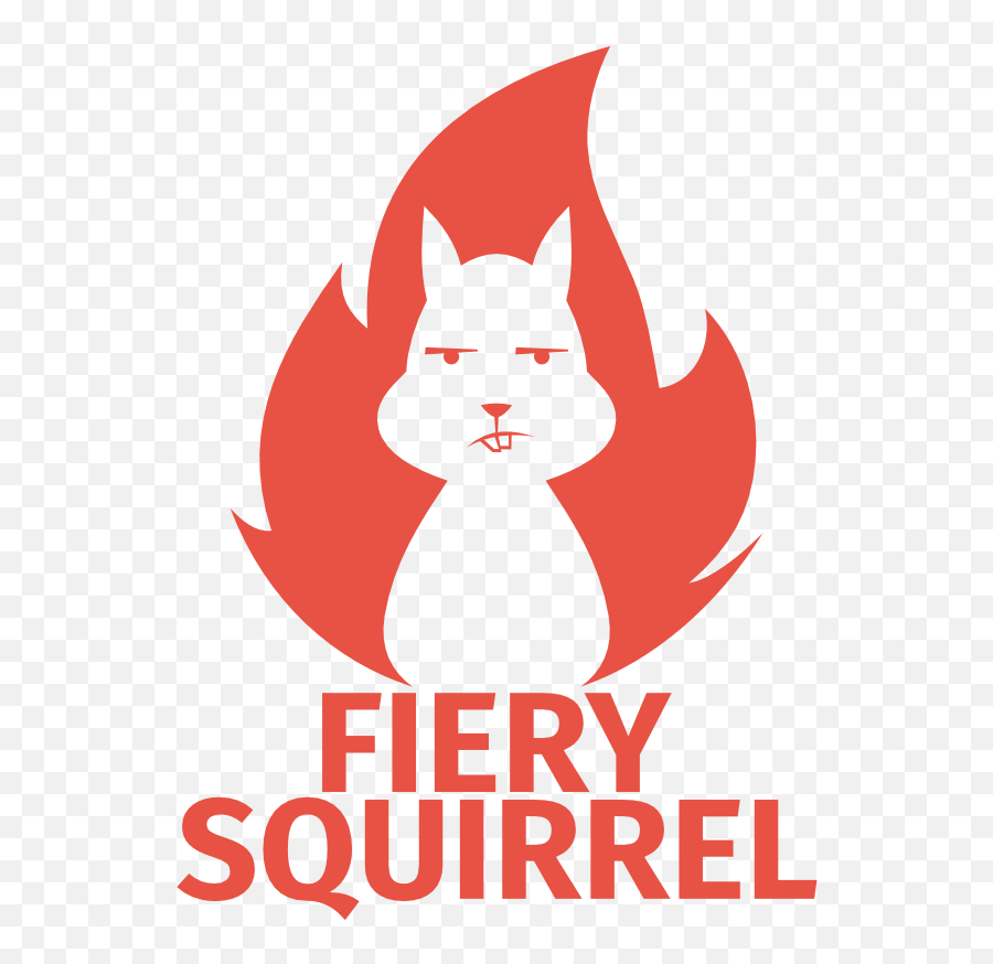 Fiery Squirrel Emoji,Squirrel Logo