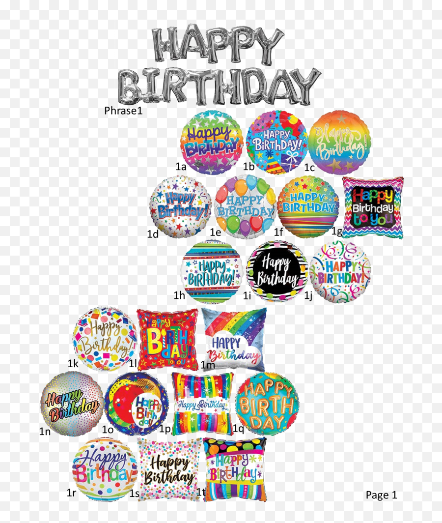 Birthday Balloon Options For Deliverytampa Florida Yteevents Emoji,Birthday Balloons Transparent