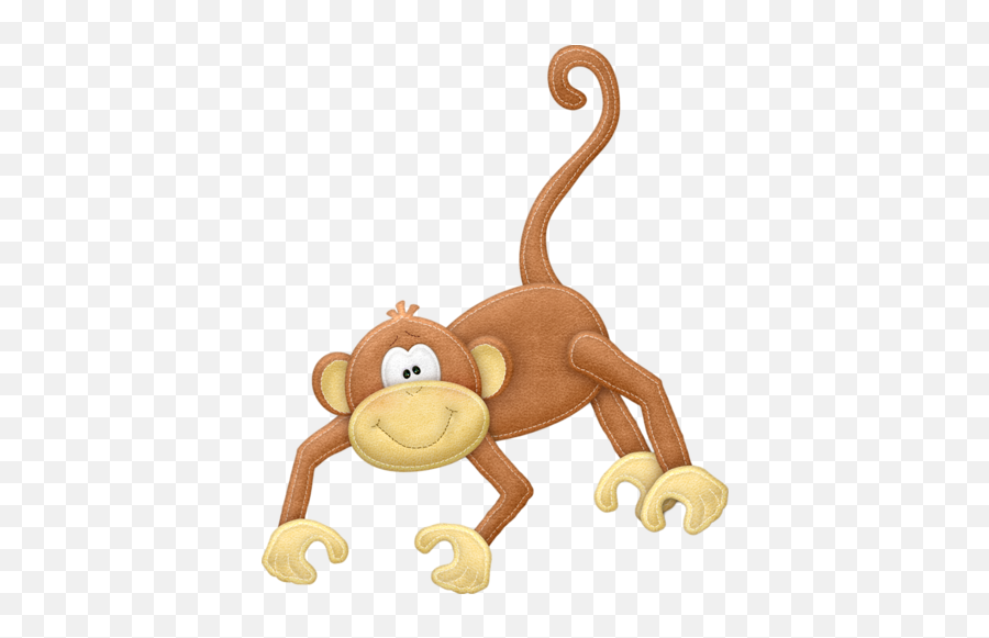 Cute Animal Clipart Cute Monkey - Monkey Clipart Jungle Animals Emoji,Jungle Clipart
