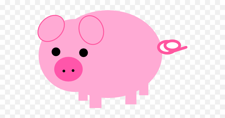 Pink Pig Clip Art At Clkercom Vector - Pink Pig Clip Art Emoji,Pig Clipart